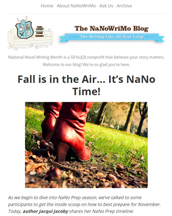 It&rsquo;s NaNo Time!